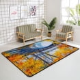 thumbnail image 4 of FREEAM Soft Foam Nursery Area Rugs Autumn Forest Road Bridge Non Slip Play Mats for Kids Boys Girls Playing Room Living Room80x58 inch, 4 of 6
