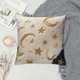 thumbnail image 2 of GOSMITH  Sequins Pillow Covers Fur Cushion Covers Sequins Decorative Throw Pillow Cases White Moon Star, 2 of 5