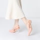 thumbnail image 3 of Zapatos de tacón de aguja con puntera en punta y tira trasera para mujer rosa, EE. UU. 10, 3 of 6