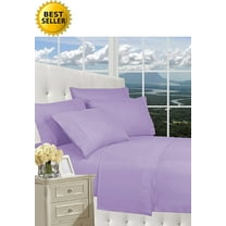 Elegant Comfort High Quailty 4-PC Sheet , Split King, Lilac