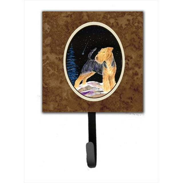 Starry Night Welsh Terrier Leash Holder Or Key Hook