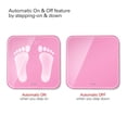 thumbnail image 4 of S Body High Precision Ultra Wide Digital Body Weight Bathroom Scale up to 396lb/180kg, Super-Clear L, 4 of 9