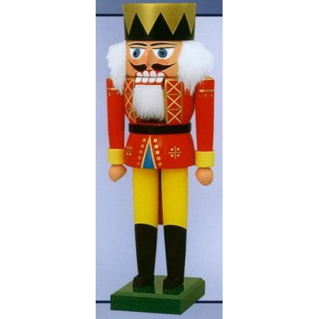 KWO King German Christmas Nutcracker 10 Inch Decoration Handcrafted in Germany