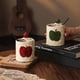 thumbnail image 3 of Ceramic Cup, 3.5 in Tall with Hand-Painted Designs, Prevents Table Scratches for Home or Office Use, 3 of 7
