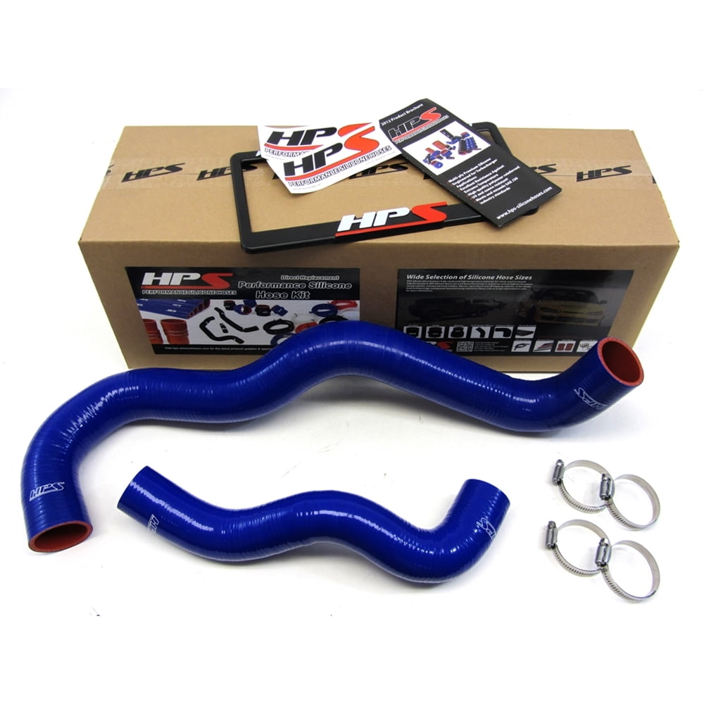 HPS Blue Reinforced Silicone Radiator Hose Kit Coolant for Ford 0307