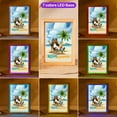 thumbnail image 3 of Basset Hound Hello Summer Beach Theme with Sunglasses and Tropical Cocktail Acrylic Plaque with Wood Photo Frame Box Bassets Dog Breed Lovers Gifts Idea Light Box - 00009, 3 of 5