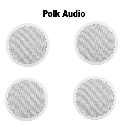 (2 Pairs) Polk Audio MC80 High Performance In-Ceiling Speaker