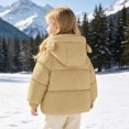 thumbnail image 6 of Shadoumai Girls Winter Coat Warm Padded Hooded Jacket Casual Outerwear for Toddler Kids, 6 of 7