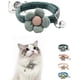 thumbnail image 1 of Cat Collar with Flower,Cat Collars for Girl Cats and Boy Cats,Breakaway Cat Collar with Bells,Adjustable Kitten Collar,Cute cat Collar (Green, Breakaw, 1 of 4