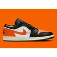 thumbnail image 4 of N I-K-E A i r-Jor-dan 1 Low Shoes Black Starfish White 553558-081 Men's Sizes NEW, 4 of 6