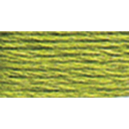 DMC Pearl Cotton Skein Size 5 27.3yd-Very Light Avocado Green