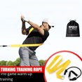 thumbnail image 4 of Golf Swing Twist Training Band, Improves Explosive Power Exercises, Physical Fitness Pull Rope, Strengthens Balance yellow, 4 of 5
