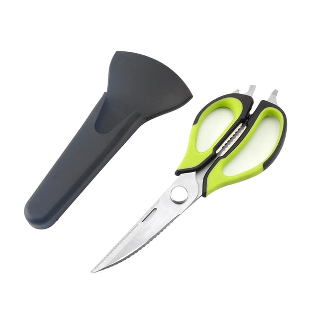 Tijeras de Cocina Sunnimix Verde para Pescado Pollo Verduras
