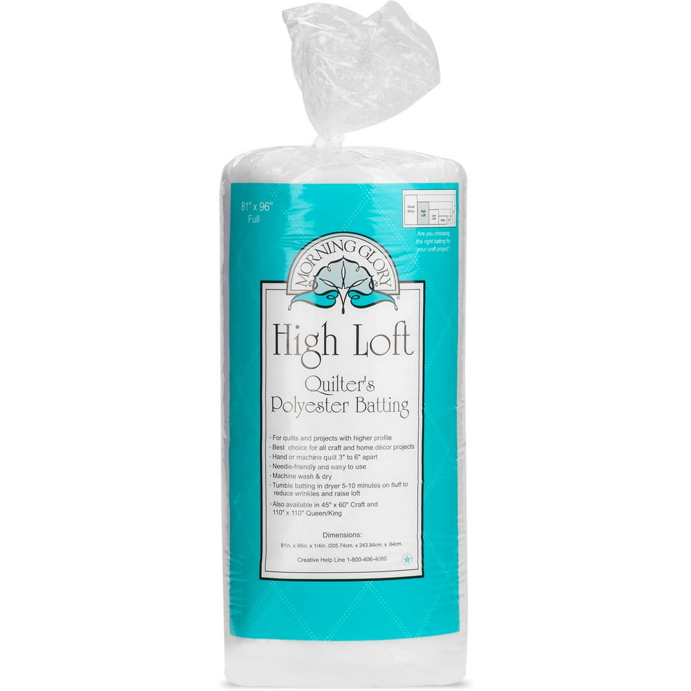 Morning Glory High Loft Batting, 1 Each