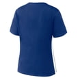 thumbnail image 4 of Women's WEAR by Erin Andrews  Royal Los Angeles Dodgers Notch Neck Cropped T-Shirt, 4 of 4