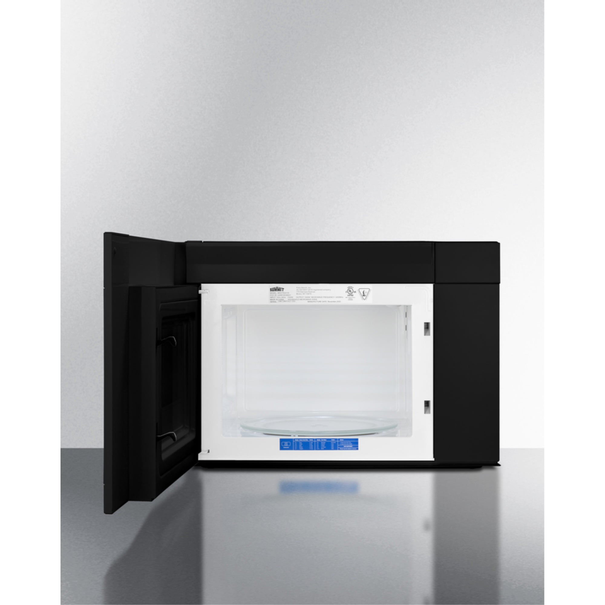 24" Wide Over-the-Range Microwave, Black