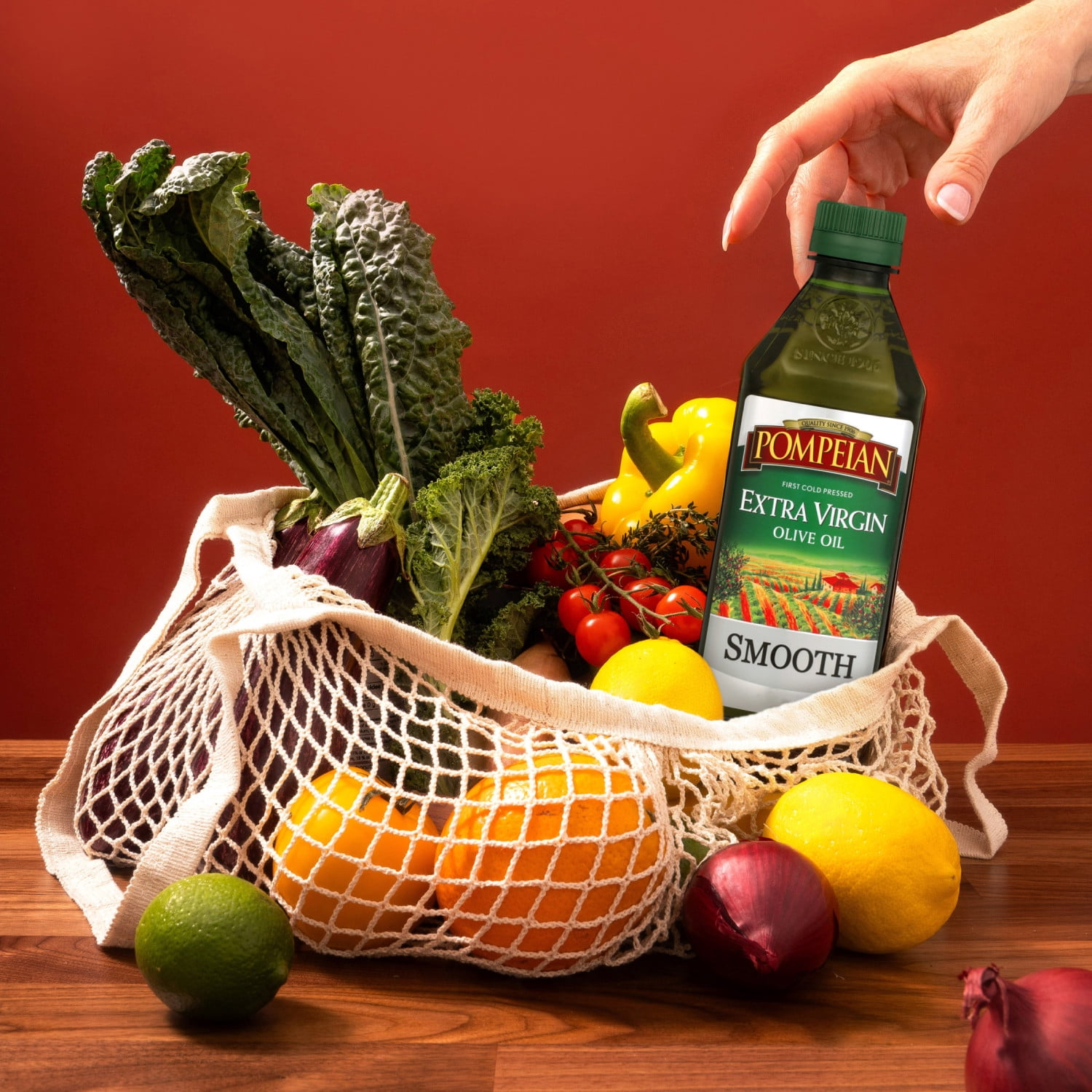 (6 pack) Pompeian Smooth Extra Virgin Olive Oil - 68 fl oz