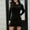 Black, variant on Oplxuo Cable Knitted Dresses for Women Slim Fit Crew Neck Long Sleeve Bodycon Fall Winter Mini Sweater Dress