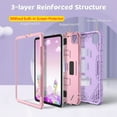 thumbnail image 3 of Fintie Rugged Case for iPad Pro 11" (M5, 2025) / (M4, 2024) – Heavy Duty Shockproof Protective Cover with Built-in Kickstand for Kids, Purple, 3 of 10