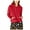 red, variant on Project 28 Womens Corduroy Hooded Sweatshirt, Yellow, Small