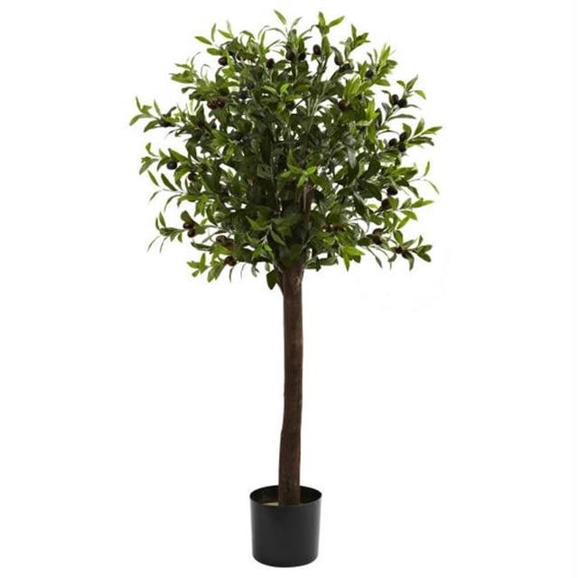 Arbre en Soie Olive Topiary 4 Pieds