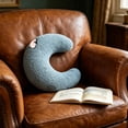thumbnail image 5 of U-Shape Calming Pillow for Pets,Soft Fluffy Decorative Curved Plush Cushion, 5 of 7