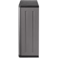 thumbnail image 6 of Wall Storage Cabinet for Garage Organization - 4 Cu. Ft. Wall Mounted Garage Cabinet with Shelf for Garden Supplies, Paint Cans & Outdoor Tools, Multi-Wall Resin Construction, Platinum, 6 of 10
