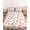 White, variant on King Size Fitted Sheet Set - White Pumpkins Fall 3 Piece Bedding Sets 16" Deep Pocket Fitted Sheet with 2 Pillowcases, Thanksgiving Maple Leaves Beige Brushed Microfiber Hotel Luxury Bed Sheets