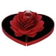 thumbnail image 5 of 2X Rosa Flor Giratoria de la Caja Del Anillo,Caja de Propuesta,Boda de Rose Caja Del Anillo(Sin Anillo), 5 of 5