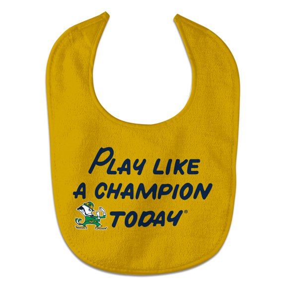 Newborn & Infant WinCraft Notre Dame Fighting Irish All-Pro Play Like A Champ Today Baby Bib