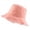 Pink, variant on Dyfzdhu Bucket Hats Fashion Lady Casual Cap Women Pure Color Sun Hat Elegant Beach Hat Fisherman Hat