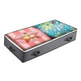 thumbnail image 2 of Queen Size Bed Storage Bag With Zipper Transparent Window Clothes Quilt Blanket Bedding Storage Bag, 2 of 9