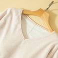 thumbnail image 2 of Maplenight Women's Sleepshirt V-Neck Nightgown Long Sleeve Nightshirt Casual Soft Sleepwear, 2 of 5