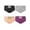 Purple+Black+Gray+Apricot, variant on Spencer 4 Pack Period Underwear for Women Leakproof Soft Comfortable Panties Menstrual Brief Girls Hipster Period Panty "L, Black"