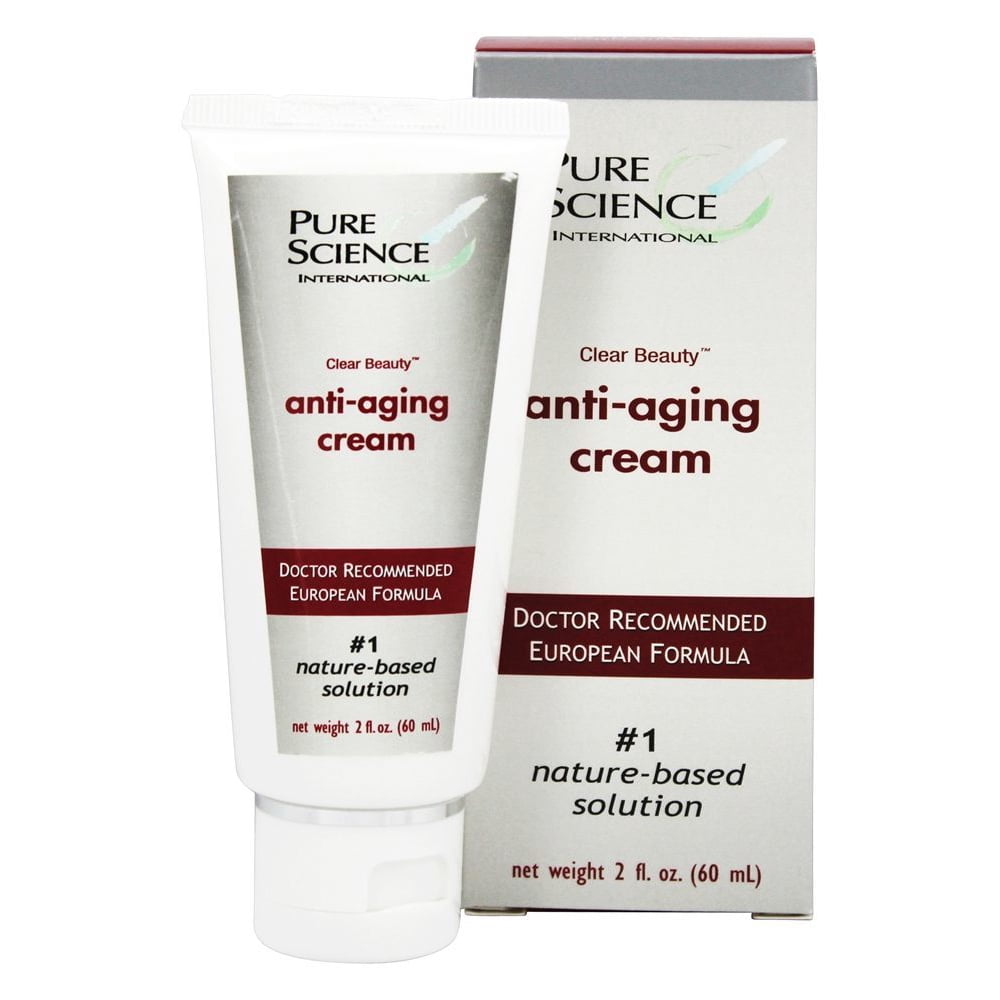 Pure Science International Clear Beauty AntiAging Cream 2 oz