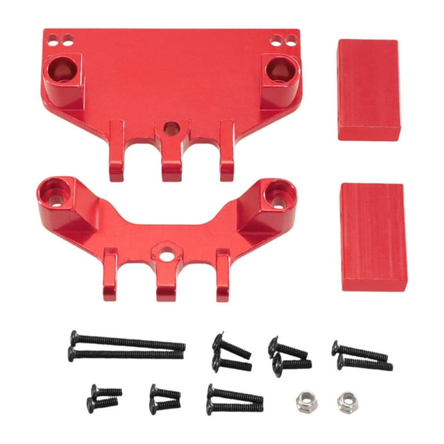 HILABEE Support de Fixation pour Volant RC Échelle 1:12 Robuste DIY pour MN86S MN86 MN128 Rouge