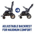 thumbnail image 4 of Alton Mobility - SHAWK - Reclining Foldable Lightweight Electric Wheelchair 500W Motor 330 lbs 13 Miles - Black, 4 of 11