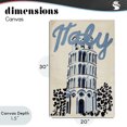thumbnail image 4 of Stupell Industries Modern Blue & Beige Italy Travel Canvas Art, 20 x 30, by Annabelle Hall, 4 of 8