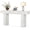White, variant on PLAMLE 63 Inch Console Table for Entryway, Extra Long Narrow Sofa Table Behind Couch with Storage Shelf, Farmhouse Wooden Hallway Table for Living Room, Foyer, Small Spaces