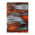 thumbnail image 2 of Flash Furniture Rylan Rectangular Contemporary Grey, Orange Area Rug, 8' x 10', 2 of 5