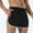 Black, variant on LOVZFMLL Athletic Men's Dolphin Shorts, Lightweight Mesh Zippered Pockets Workout Shorts, Swimming Running Shorts with Pockets Gray XL
