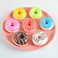 thumbnail image 1 of SSZMDLB Stress ReliefToy, Simulation Food Donut Cake Dessert Refrigerator Magnet, Realistic 3D Fridge Sticker for Kitchen Office Decor, Squeezable Sensory FidgetToy, 1 of 9