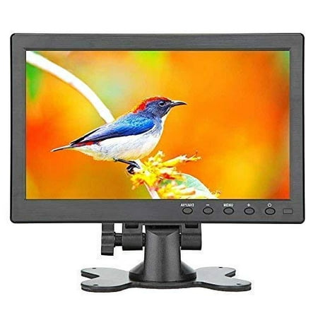 Loncevon-10.1 inch Small Portable Laptop Computer Monitor with HDMI VGA Port; Raspberry pi Display Screen Monitor ; Video