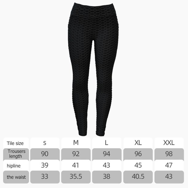 Pantalones De Yoga Mallas casuales para mujer malla transpirable con bolsillos para deportes de gimnasio (negro S) Ndcxsfigh Para Estrenar