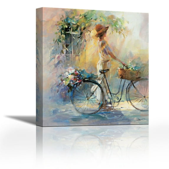 Go for a ride - Contemporary Fine Art Giclee on Canvas Gallery Wrap - wall décor - Art painting - 24 x 27 Inch - Ready to Hang