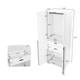 thumbnail image 4 of Lee 2-Piece Module Wardrobe 1.0 & 2.0 Closet from Engineered Wood - White, 4 of 20
