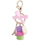 thumbnail image 1 of Llavero de macarrón lindo y colorido, llavero con dije de macarrón, decoración de bolso (púrpura), 1 of 5