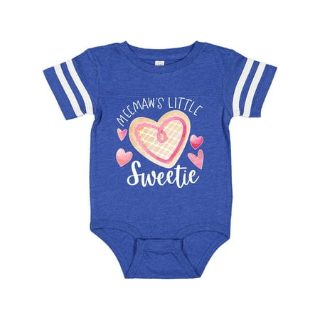 

Inktastic Meemaw s Little Sweetie- Heart Cookie Gift Baby Boy or Baby Girl Bodysuit