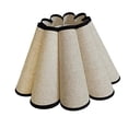 thumbnail image 1 of Cubierta de mesa de tela Cubierta de lámpara de lámpara de lámpara de la casa Pétalo en forma de lámpara en forma de Beige, 1 of 8