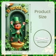 thumbnail image 2 of Green Theme Welcome Banner Gold Heart Pattern Gnome Backdrop Sunflower Design Clover Sunflower Background for Home Decoration Spring Celebration Welcome Event, 2 of 9